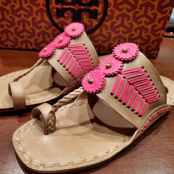 Tory Burch Caylan Sandals New in box! - Picture 1 of 8